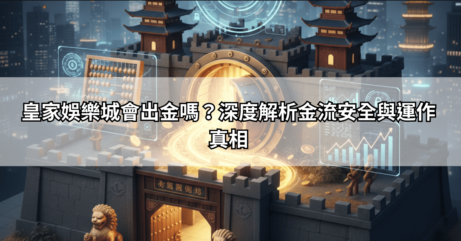 皇家娛樂城會出金嗎？深度解析金流安全與運作真相